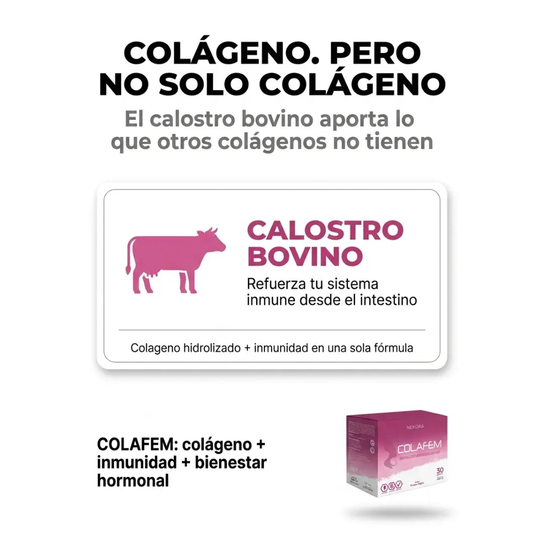 COLAFEM - Colágeno Hidrolizado con Aguaje y Calostro Bovino
