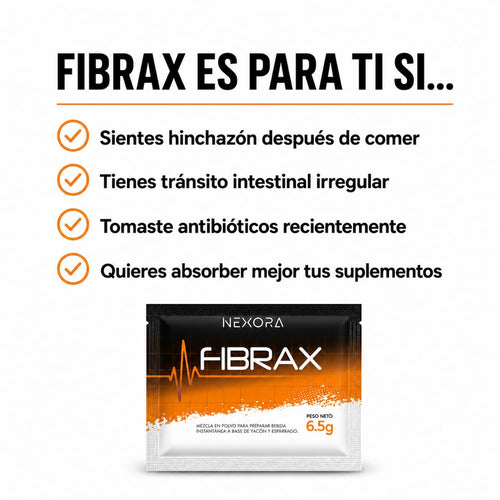 FIBRAX - Tratamiento Digestivo Avanzado con Fibra, Probióticos y Yacón