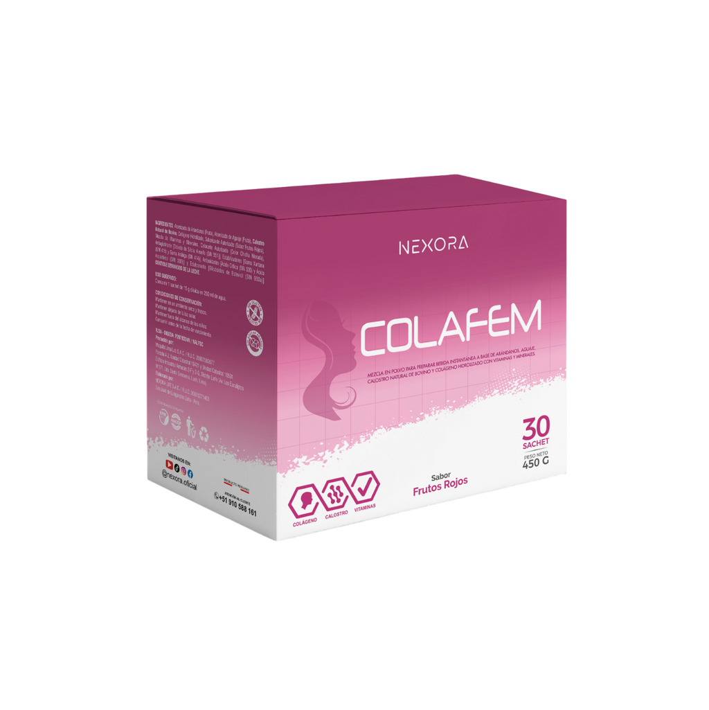 COLAFEM - Colágeno Hidrolizado con Aguaje y Calostro Bovino